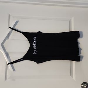 Lightly Pre loved. M BeBe tank top with lace up in the back